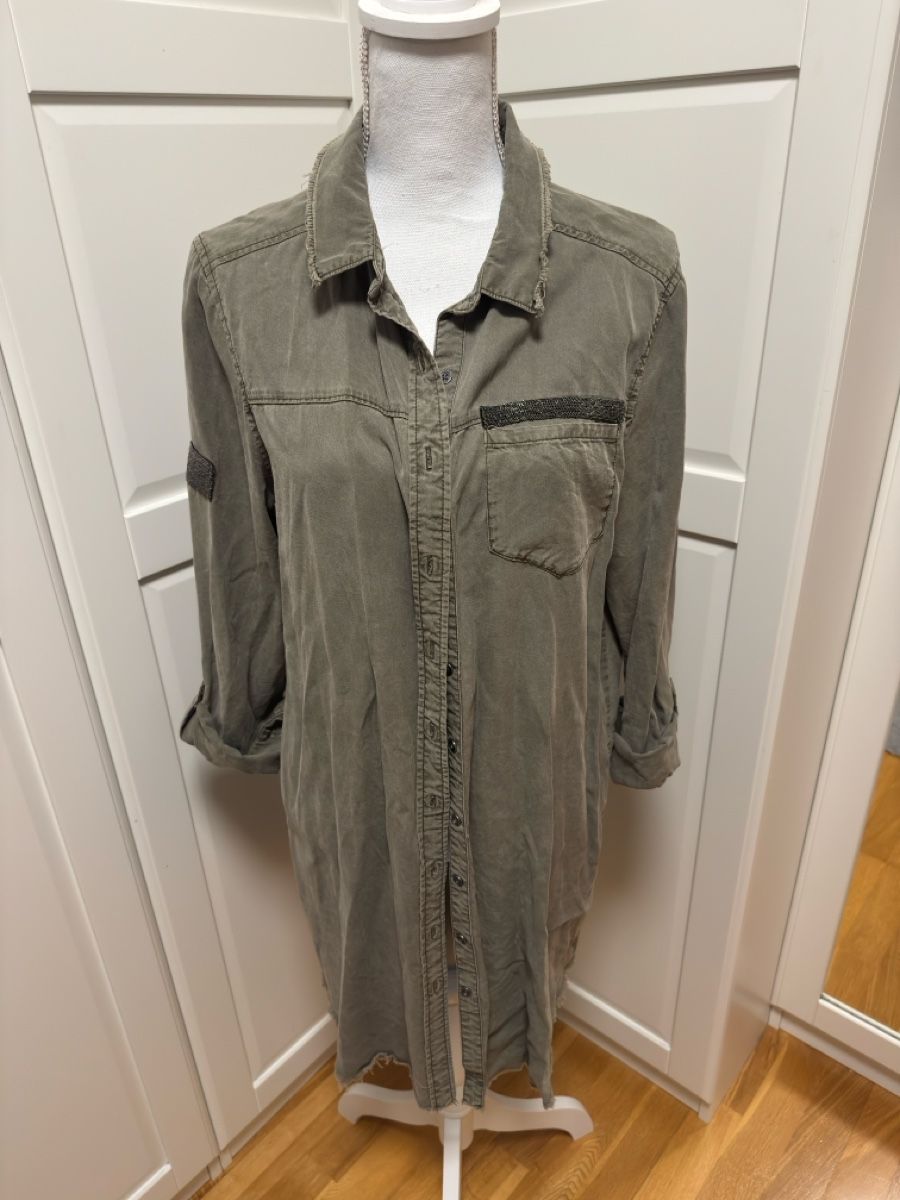 Camicette: Maree Hemdblusenkleid Khaki Gr.M – Nuovo (secondo la descrizione) da Arlesheim venduto da Eli_77
