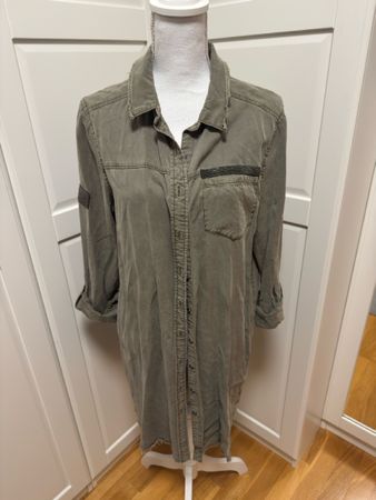 Maree Hemdblusenkleid Khaki Gr.M