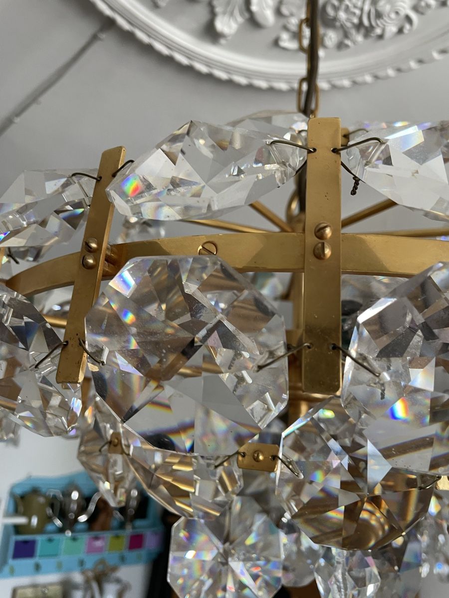 Lampade: Schöne Kristall Lampe – Usato da Flawil venduto da Naphtali 3