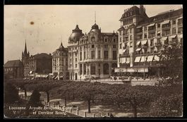 Lausanne, Avenue Benjamin Constant et De