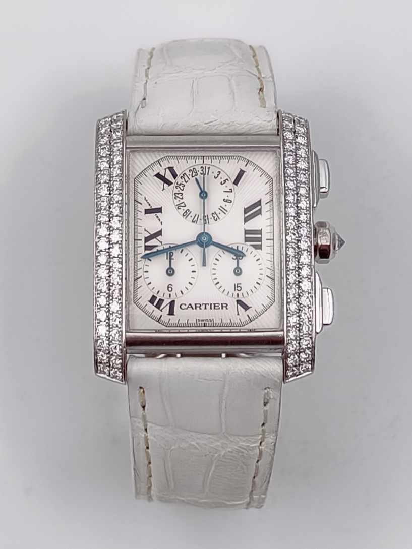 Cartier Uhren: CARTIER TANK FRANCAISE CHRONOFLEX CHRONOGRAPH – Gebraucht aus Luzern von EdiGem 5