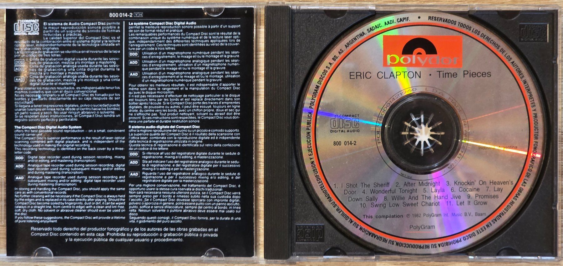 CDs: Eric Clapton Time Pieces – Gebraucht aus Rohrbach von lod_m58r 1