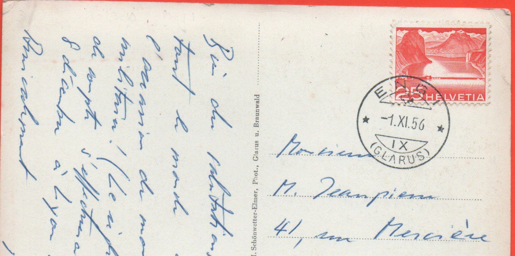 Cartoline postali: ENGI Hinterdorf - Fabrik – Usato da Jona venduto da philajona 1