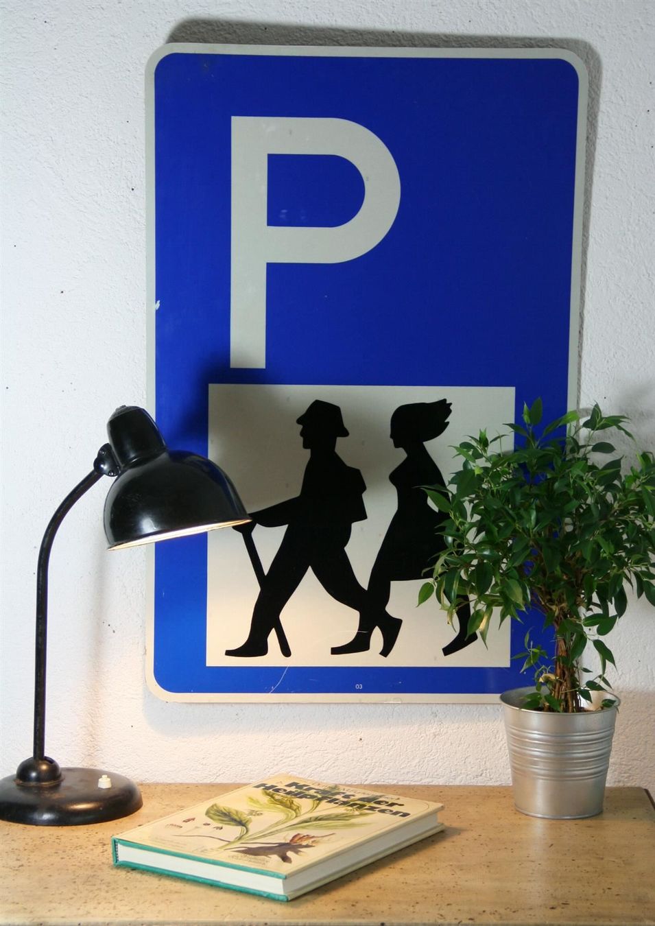 Insegne: Verkehrsschild "Parkplatz Wanderer" – Usato da Birrwil venduto da brandschatz_birrwil 2