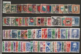 PJ099 - Lot Pro Juventute 1913-1962 obl.