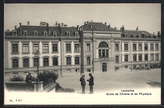 Cartoline postali: Lausanne, Ecole de Chimie et de Physique – Usato da Berlin venduto da bartko-reher