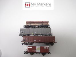4-teiliges Güterwagenset unbek. Hersteller SBB o.OVP DC H0