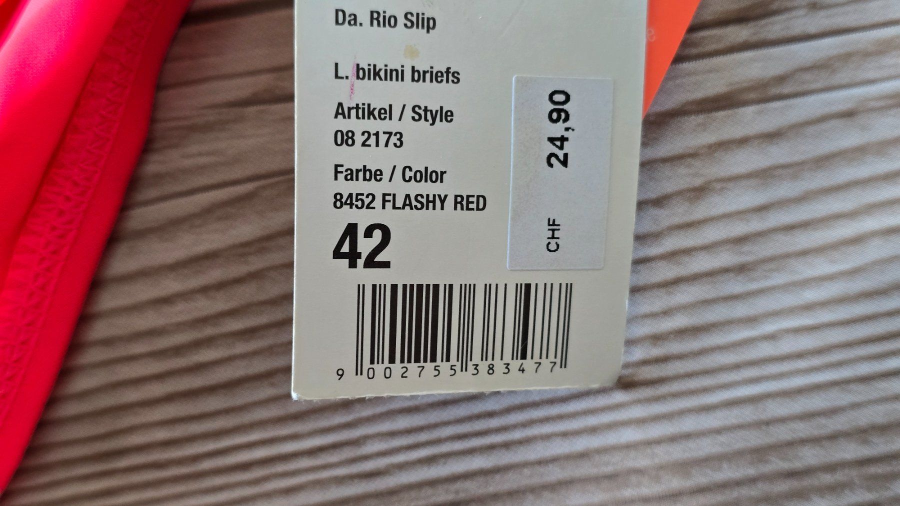 Costumi da bagno & Bikini: Skiny Rio Slip - 42 - Flashy Red – Nuovo (secondo la descrizione) da Thalwil venduto da VitaMini 3