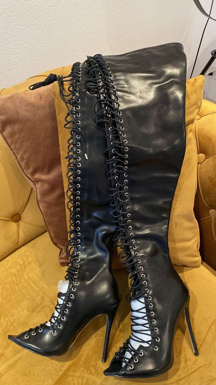 Damenschuhe: overknee Stiefel, Gr. 5 – Gebraucht aus Dagmersellen von Arcticsnow2017 3