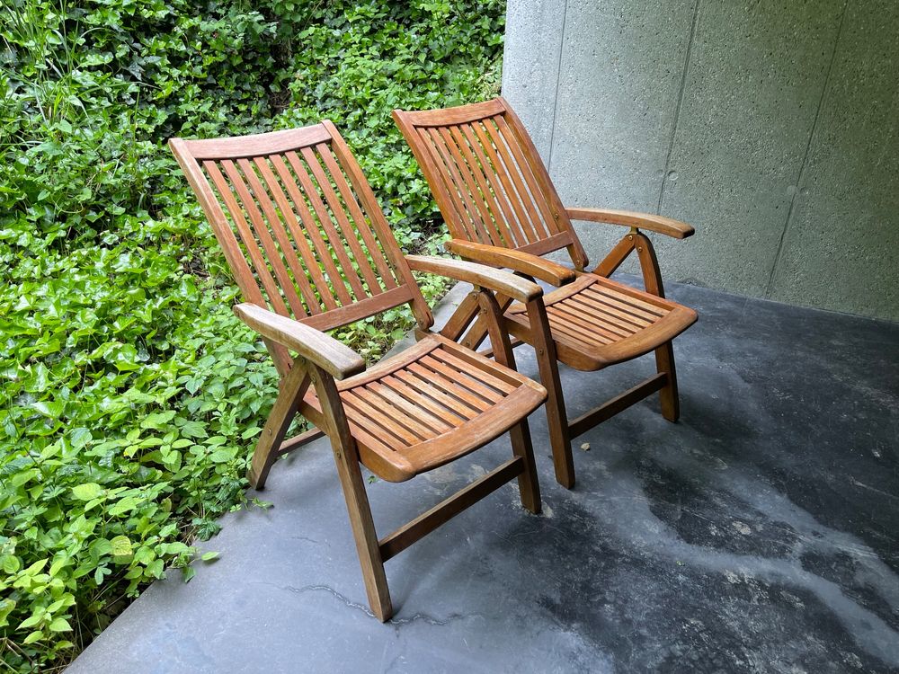 Teak Holz Gartenstühle Kaufen auf Ricardo