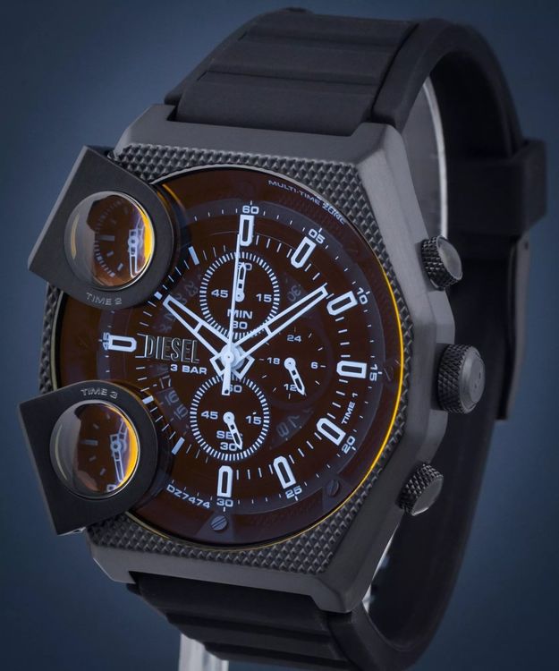 Diesel Orologi: Diesel Armbanduhr Sideshow "Schwarz" (FABRIKNEU) – Nuovo e nell'imballaggio originale da Aeschi SO venduto da Bluemail 3