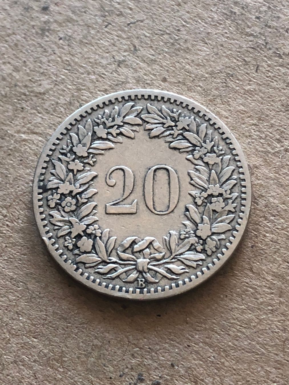 Tutti le monete: 20 Rp. 1887 selten – Usato da Schötz venduto da Odpa 1