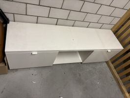 TV-Möbel weiss mit Schubladen und Fach