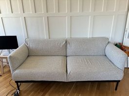 ÄPPLARYD 2er Sofa grau
