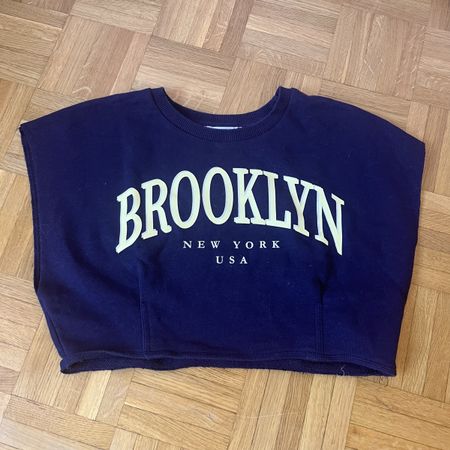 Haut Bershka bleu taille S
