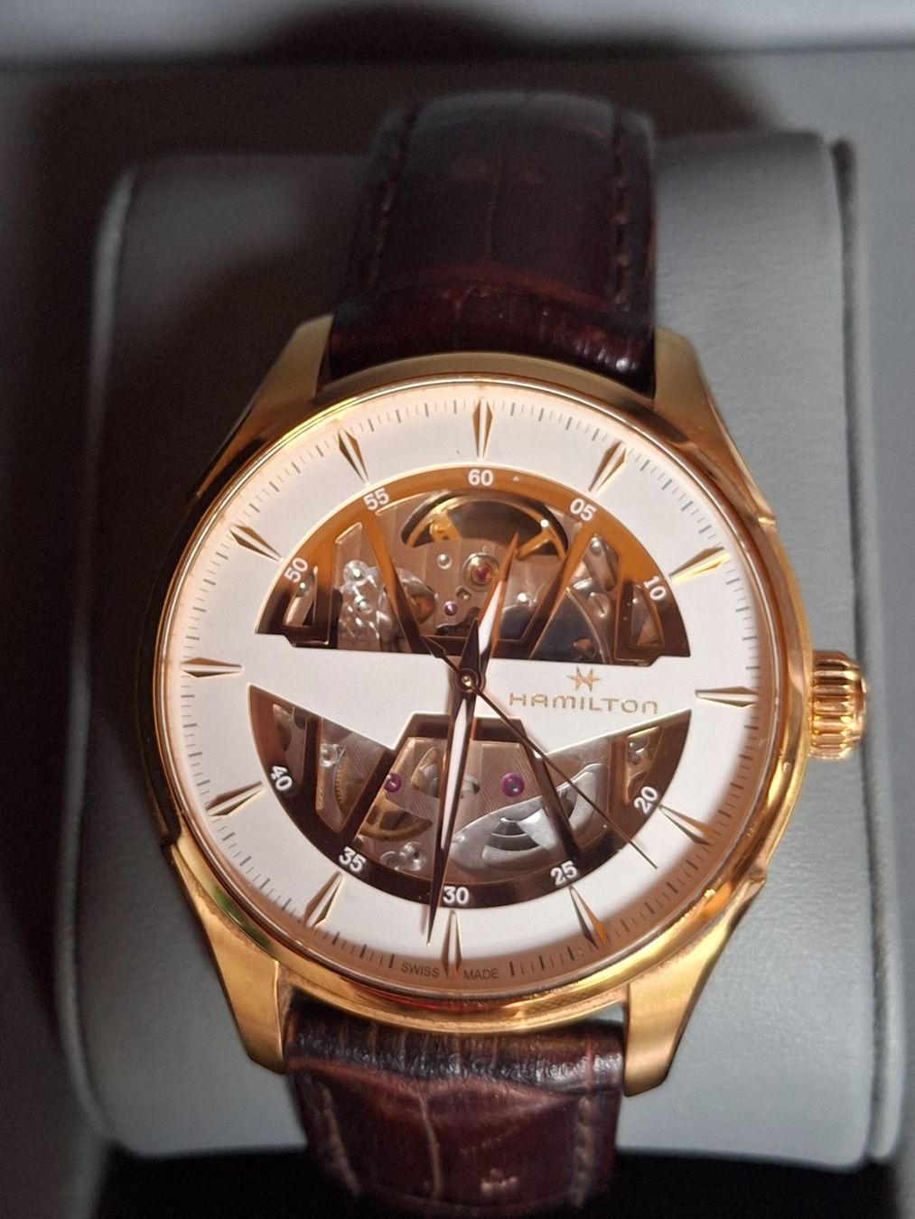 Hamilton Orologi: Montre automatique plaqué or marque Hamilton – Usato da Villiers venduto da san_jn5w 1