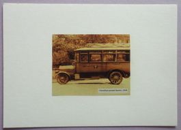 Omnnibus postal Saurer, 1918