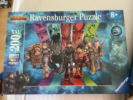 Ravensburger Puzzle, Drachenzähmen leicht gemacht, 200 XXL