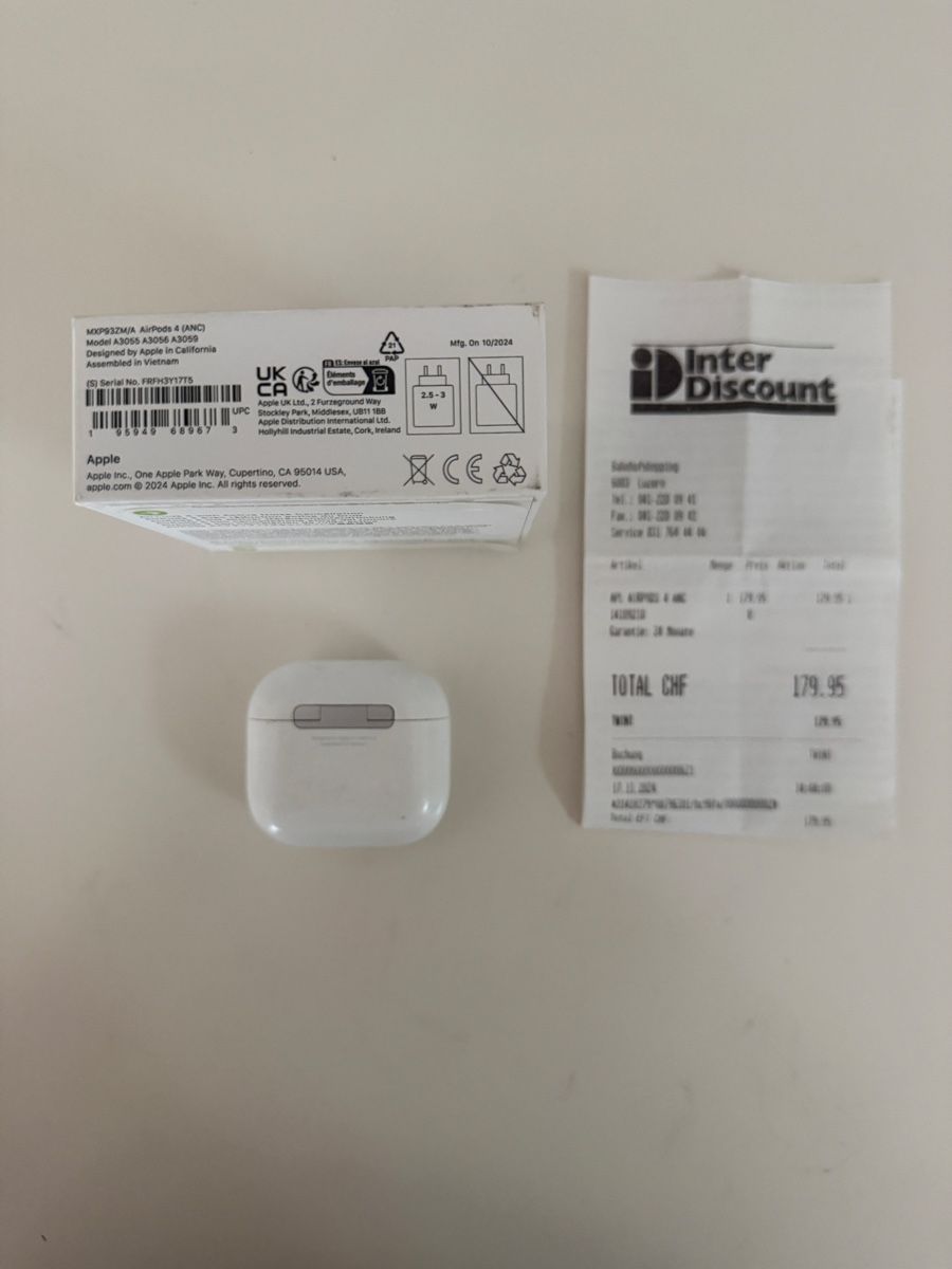 Apple Kopfhörer: AirPods 4 ANC – Gebraucht aus Oberrüti von brathan62 1