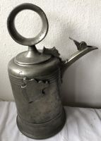 Antike Prismenkanne aus Zinn - um 1800