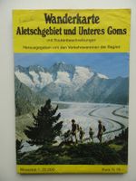 Wanderkarte Aletschgebiet u. Unteres Goms 1 : 25000