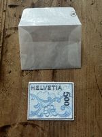 Helvetia Marke 5.00 Fr Stick-Patch, Neuwertig