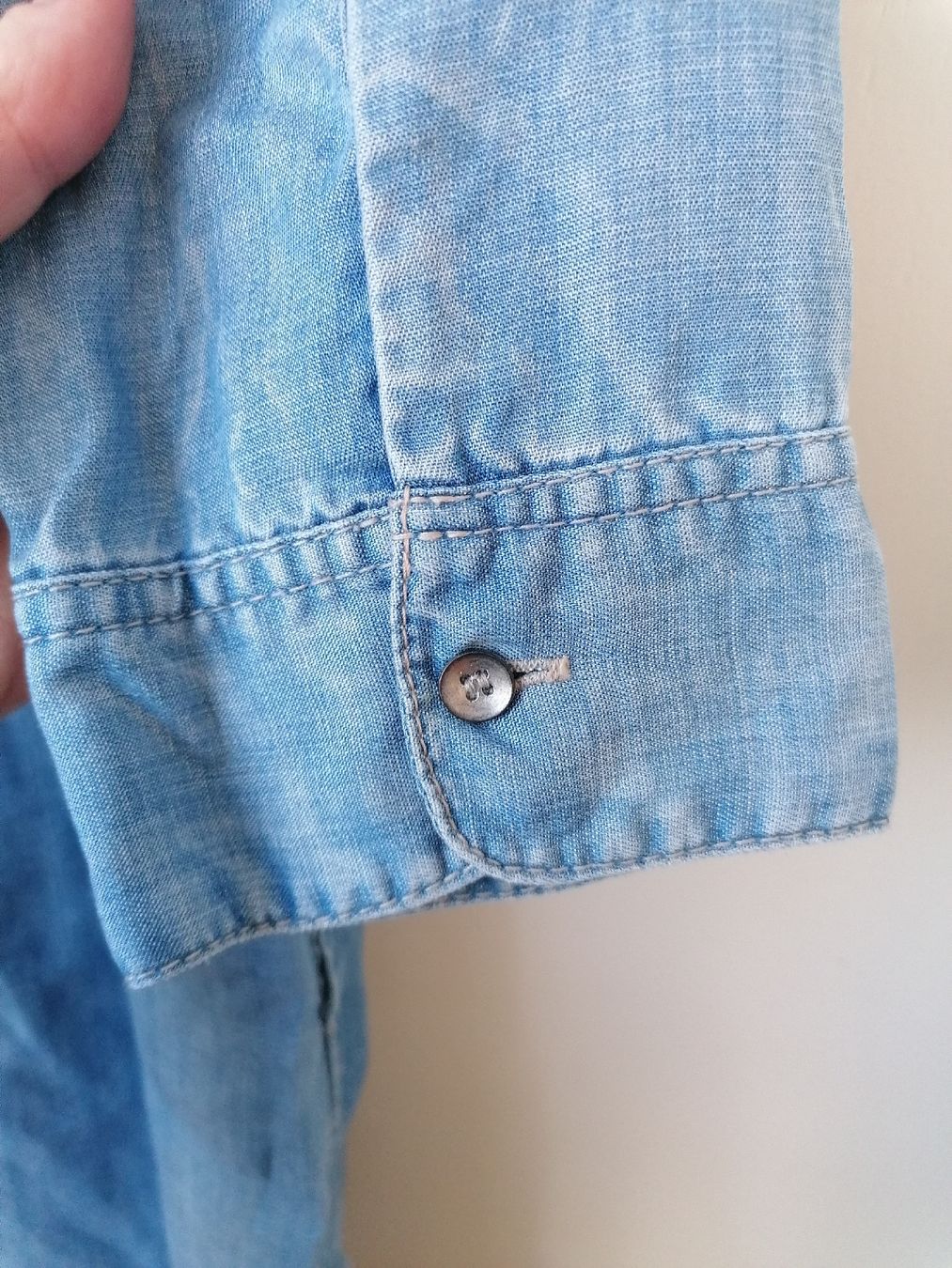 H&M Blusen: H&M Denim, Jeans-like Bluse, Gr. 40 – Gebraucht aus Zug von Annina29 5