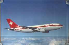 Original altes Balair Poster / Plakat A310