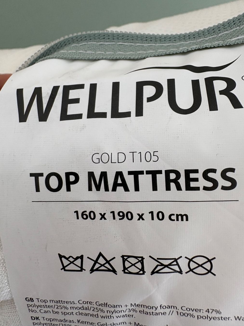 Materassi: Topper WELLPUR GOLD T105 – Usato da Affoltern am Albis venduto da gaby112 1