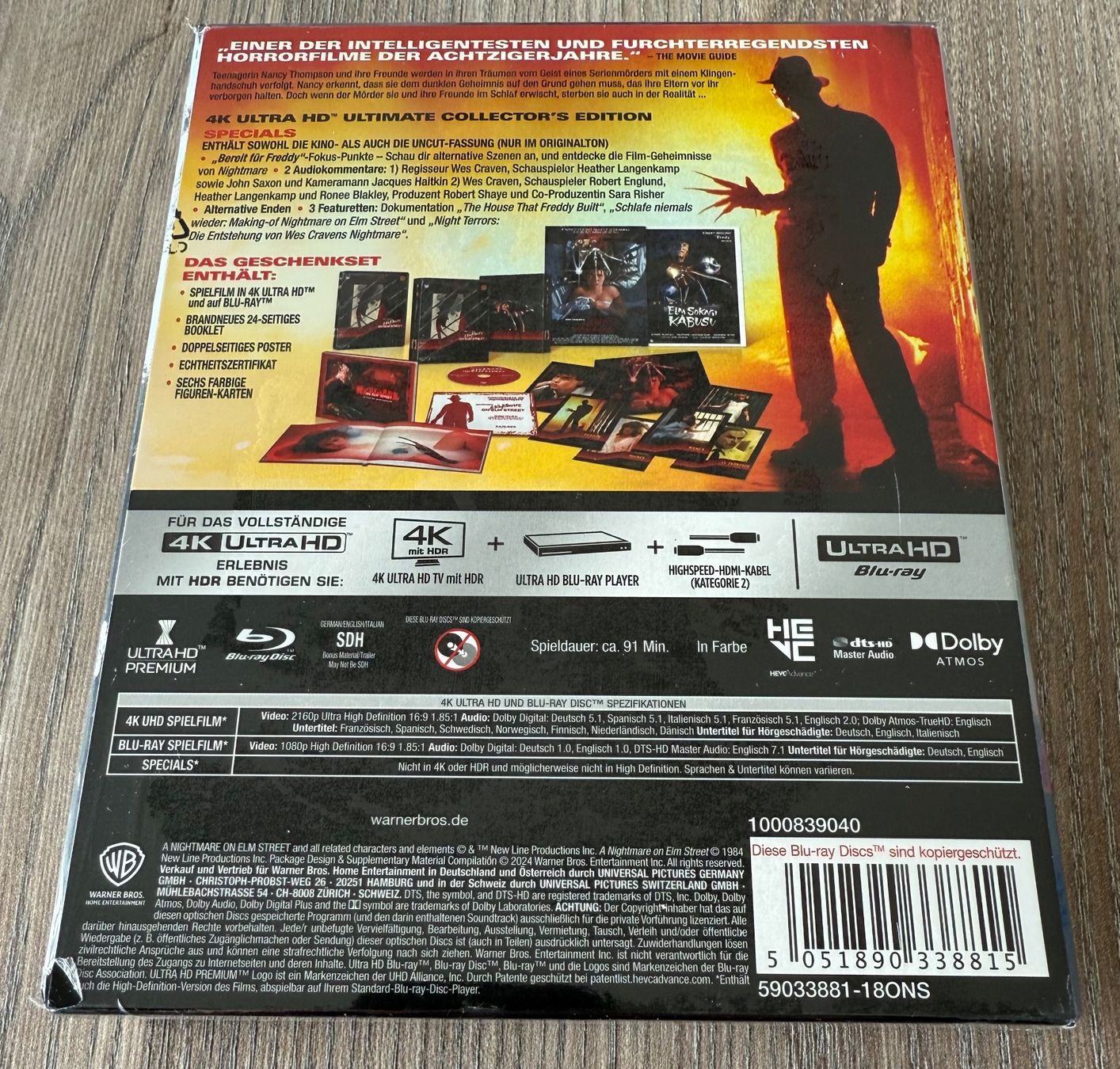 Tutti i DVDs: A Nightmare on Elm Street UHD / 4K – Nuovo e nell'imballaggio originale da Malters venduto da starfighter01 1