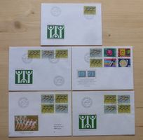 5 FDC, auch mit , nicht zusammenhängend,