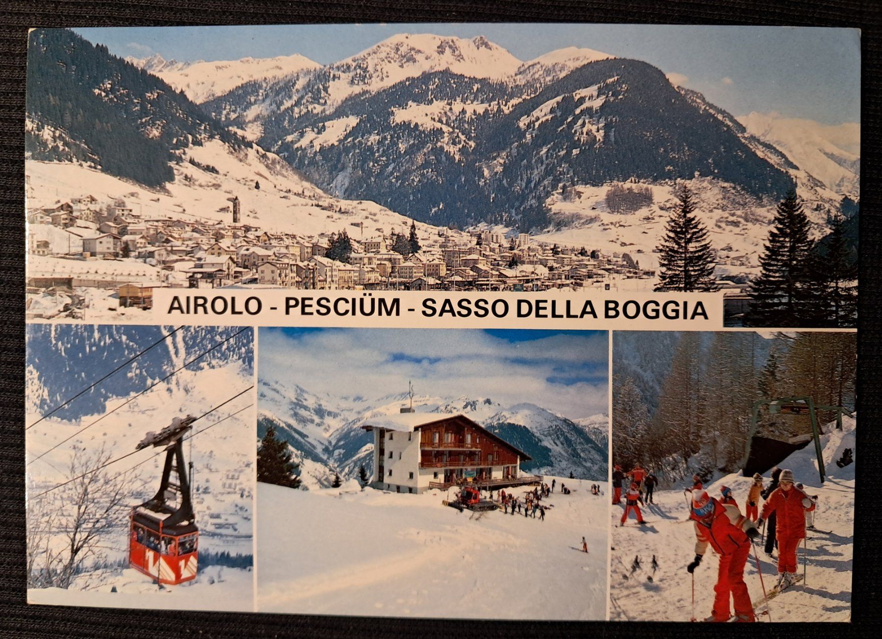 Ansichtskarten: AIROLO - PESCIUM - SEILBAHN – Gebraucht aus Ponto Valentino von giorgia06