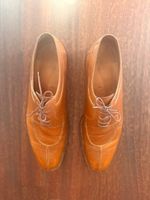 Herren Halbschuhe Leder braun Schnürer gebraucht
