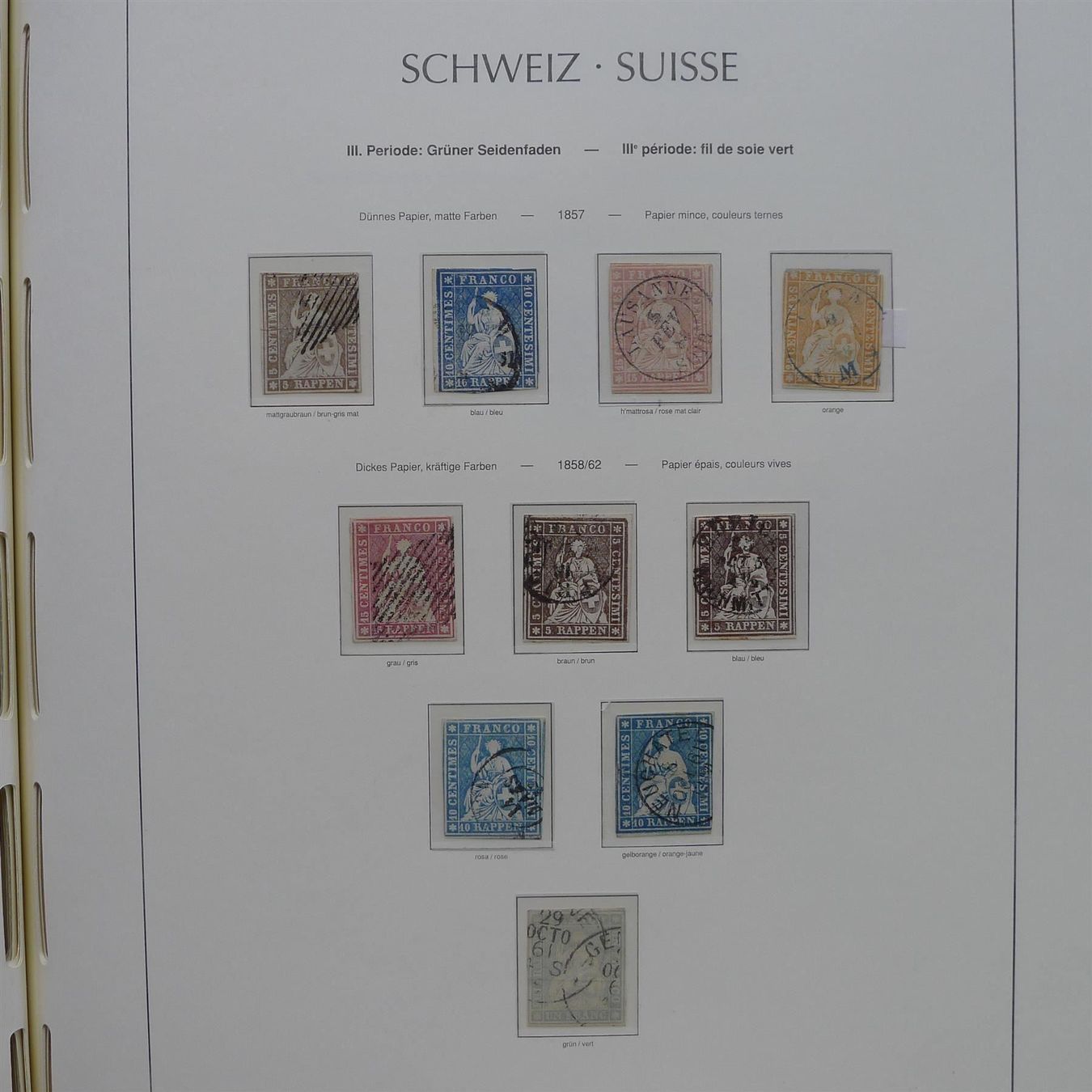 Tutti i francobolli: 1850-2000, starker Nachlass ab Rayon ! – Usato da Sursee venduto da Luzernerraute 5