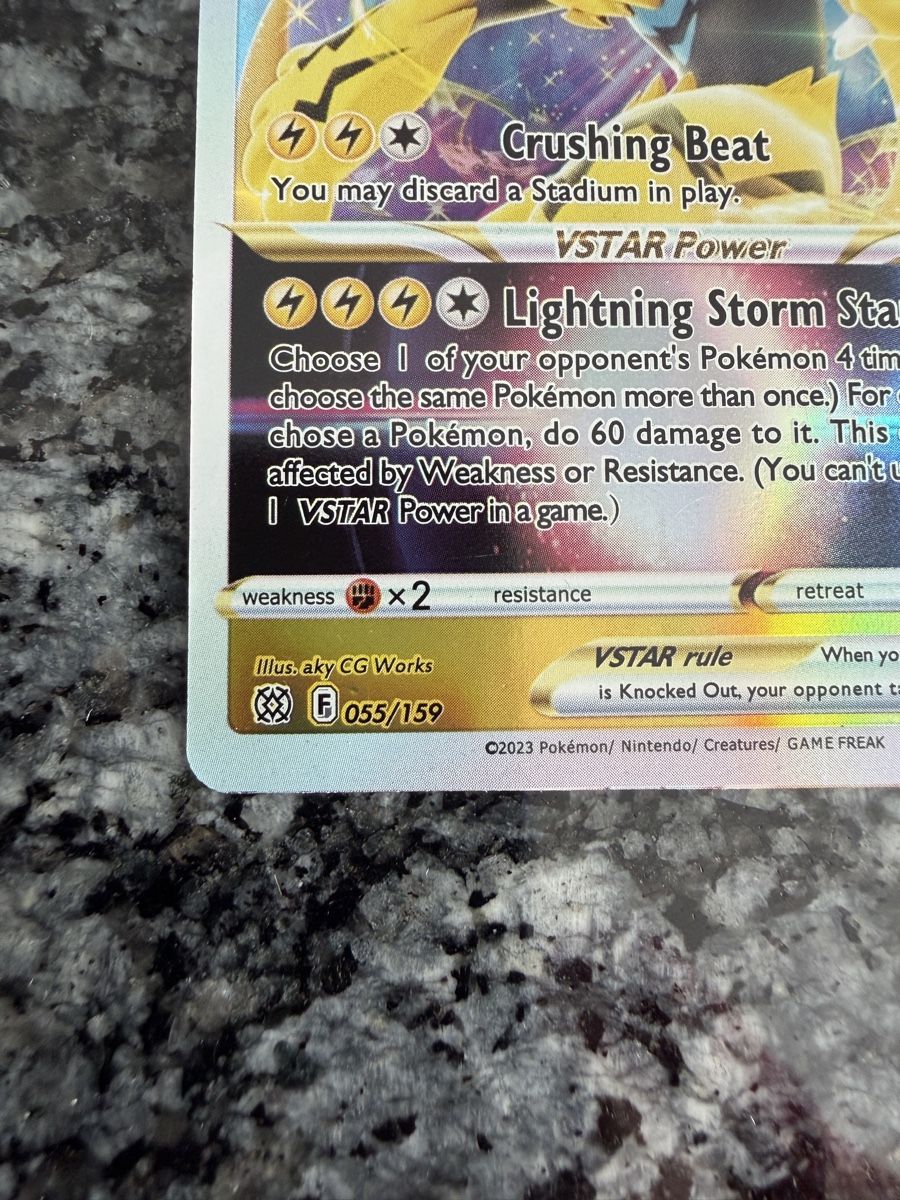 Pokémon Carte collezionabili: Pokémon Zeraora VSTAR 055/159 – Usato da Liestal venduto da arl_6tv7 1