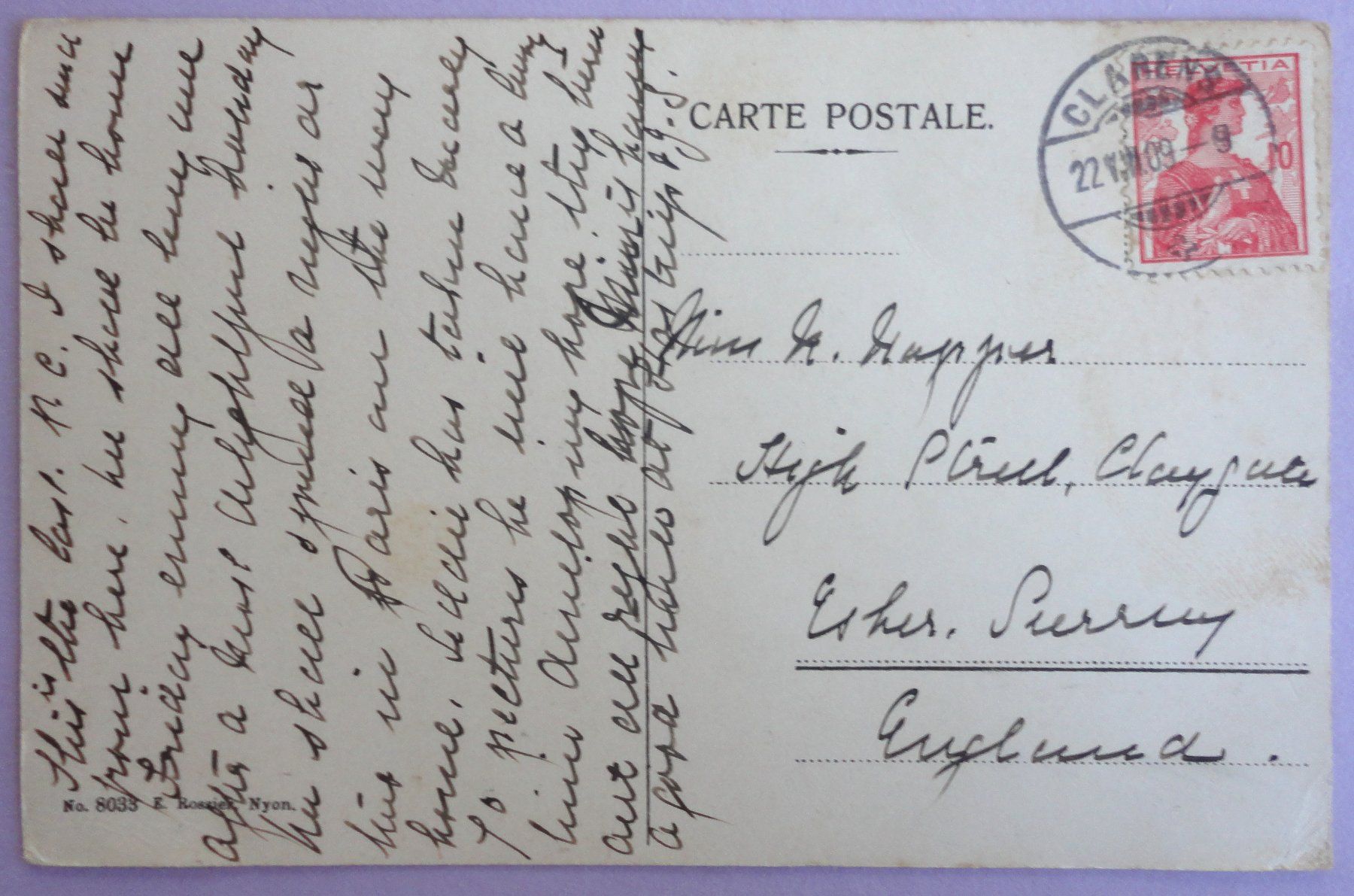 Cartoline postali: Chillon et la Dent du Midi – Difettoso da Fétigny venduto da Billy2miny 1