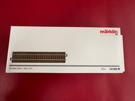 MÄRKLIN 24188 C-Gleis gerade Set 10 Stück