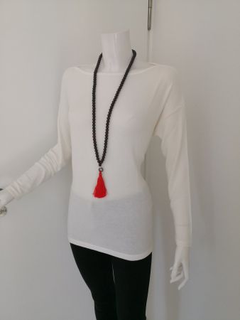 🤩STRICK-PULLOVER WEISS WEICH