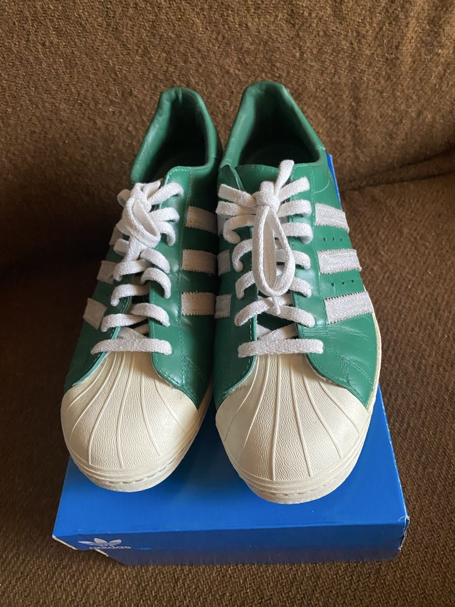Adidas Scarpe da uomo: Adidas Superstar vertes cuir, 42 – Usato da Geneve venduto da Monthoux13 1
