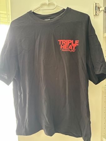 T-Shirt schwarz Grösse M Triple Heat bedruckt