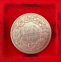 2.00 Franken Stück 1878 - silber
