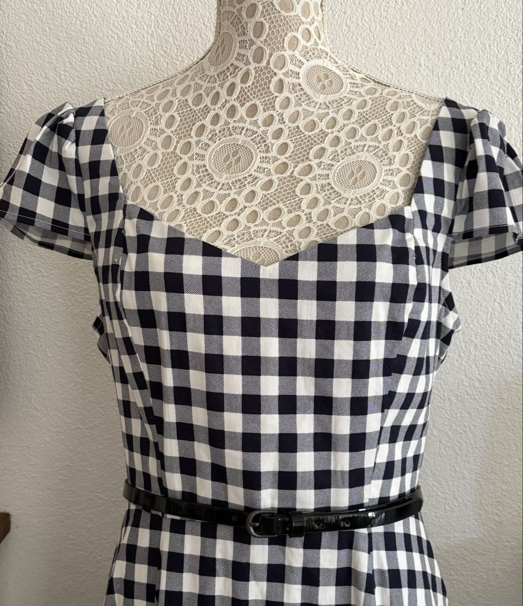 Kleider: Rockabilly-Kleid navy Gr. 42 – Neu (gemäss Beschreibung) aus Eglisau von 3flower-power3 1