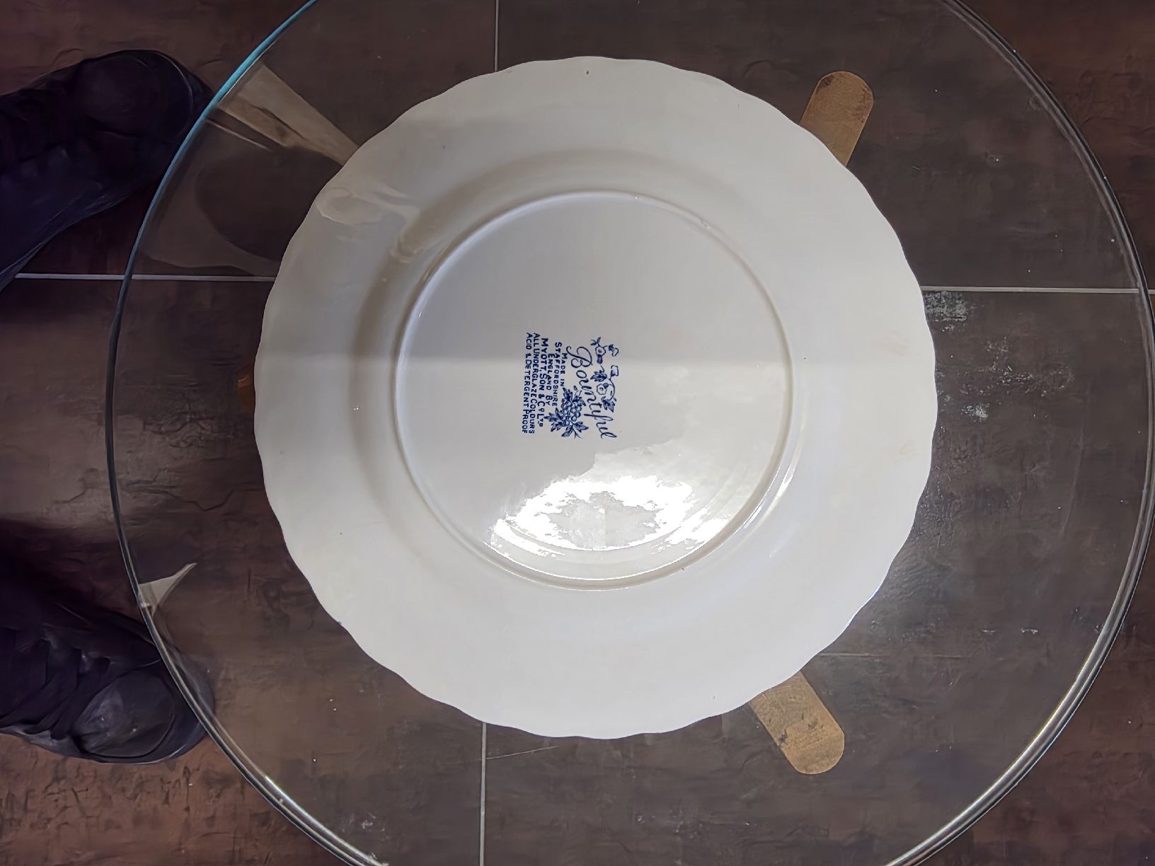 Piatti: Vintage Myott Teller "Bountiful" | England | Blau-Weiß | – Usato da Felben-Wellhausen venduto da Darameo 1