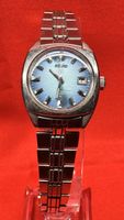 Seiko 5 Automatik 21 Juw. Stahlblau guter Zustand