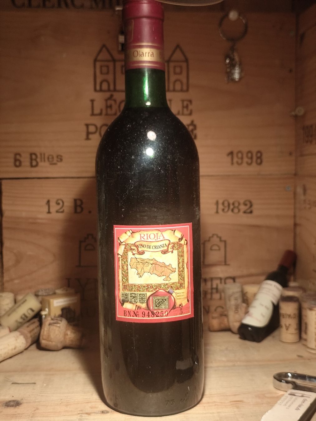 Rioja Vino: 1978 : Rioja Olarra Tinto – Nuovo (secondo la descrizione) da Büsserach venduto da Vintage-vins 1