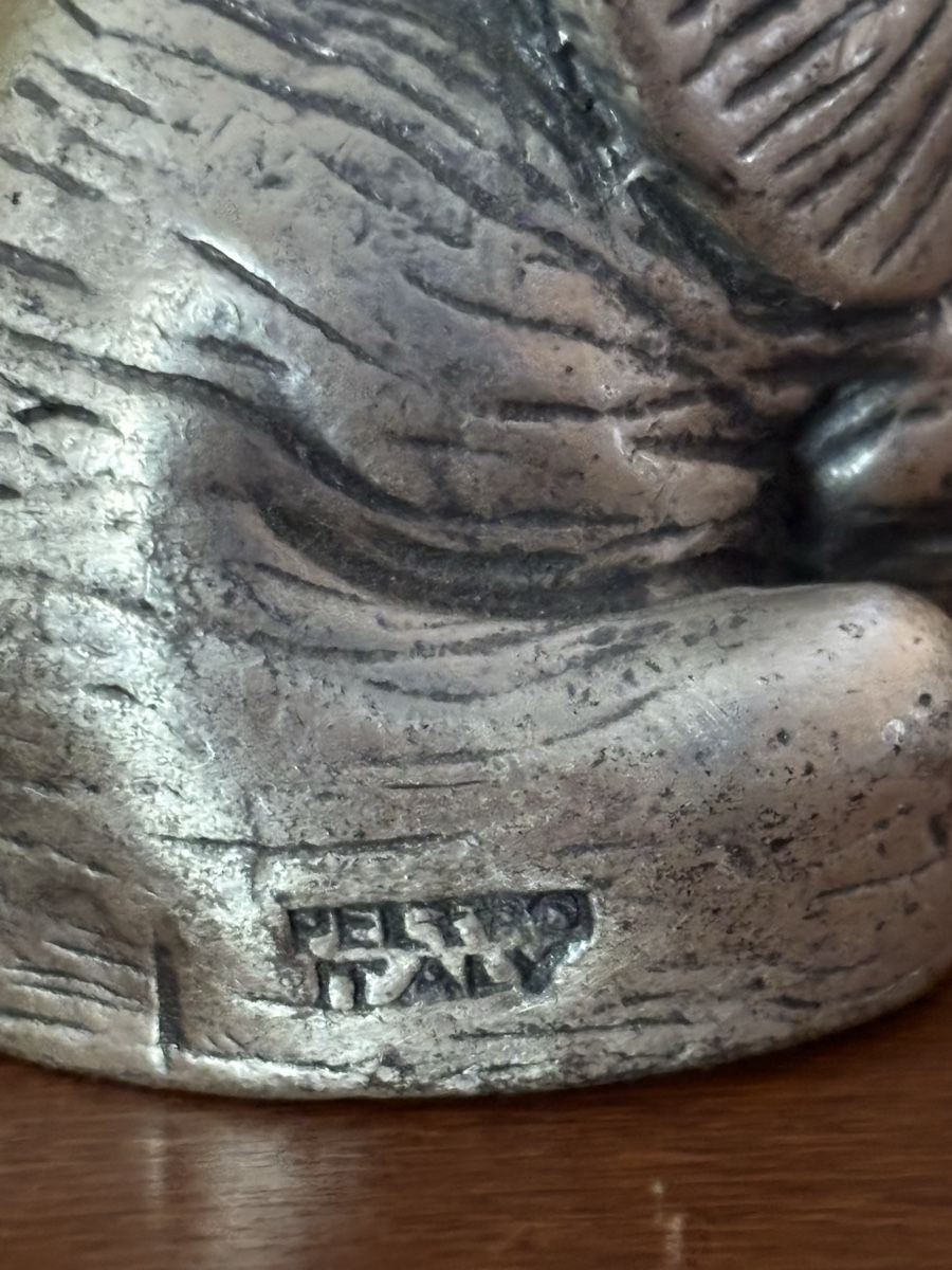 Statuette: Peltro italy Elephant mit Kind – Usato da Pratteln venduto da sab_whk9 3