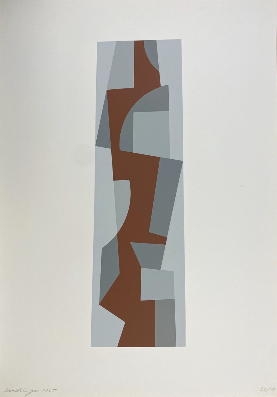 Grafica & Litografie: Dischinger Rudolf, Serigrafie 1965 – Nuovo (secondo la descrizione) da grenchen venduto da Belarte