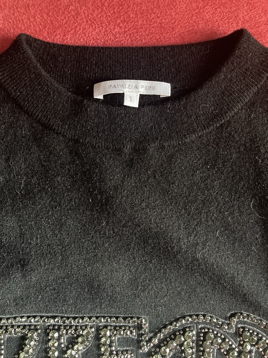 Patrizia Pepe Maglioni & Felpe: Pullover nero Patrizia Pepe – Usato da Viganello venduto da Orisole 5