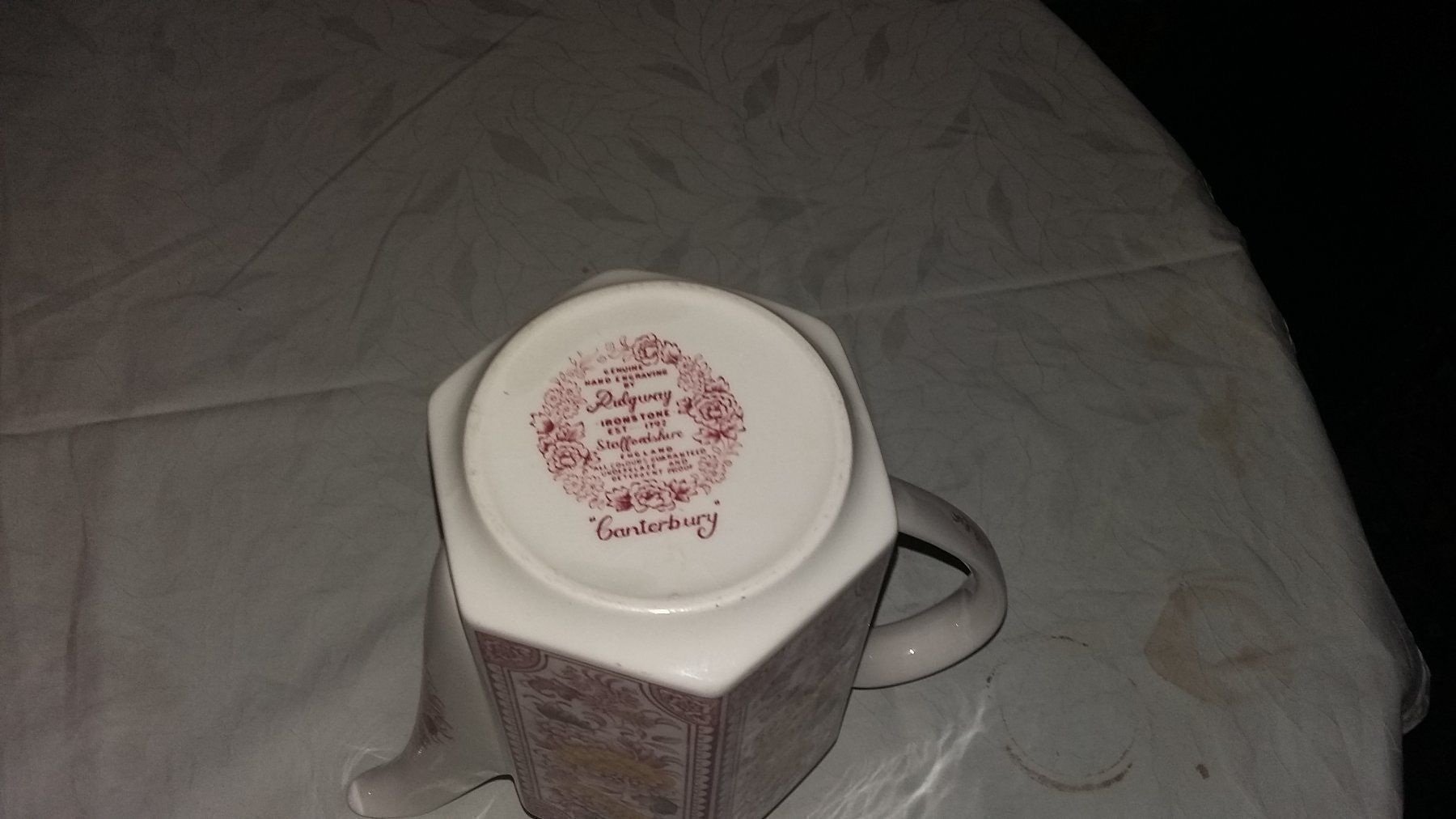 Set di piatti: Handgemalt Canterbury England Kaffeekann – Usato da Bern venduto da Imamrashed 4