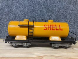 Hag Spur 0 Kesselwagen Shell gelb mit roter Schrift